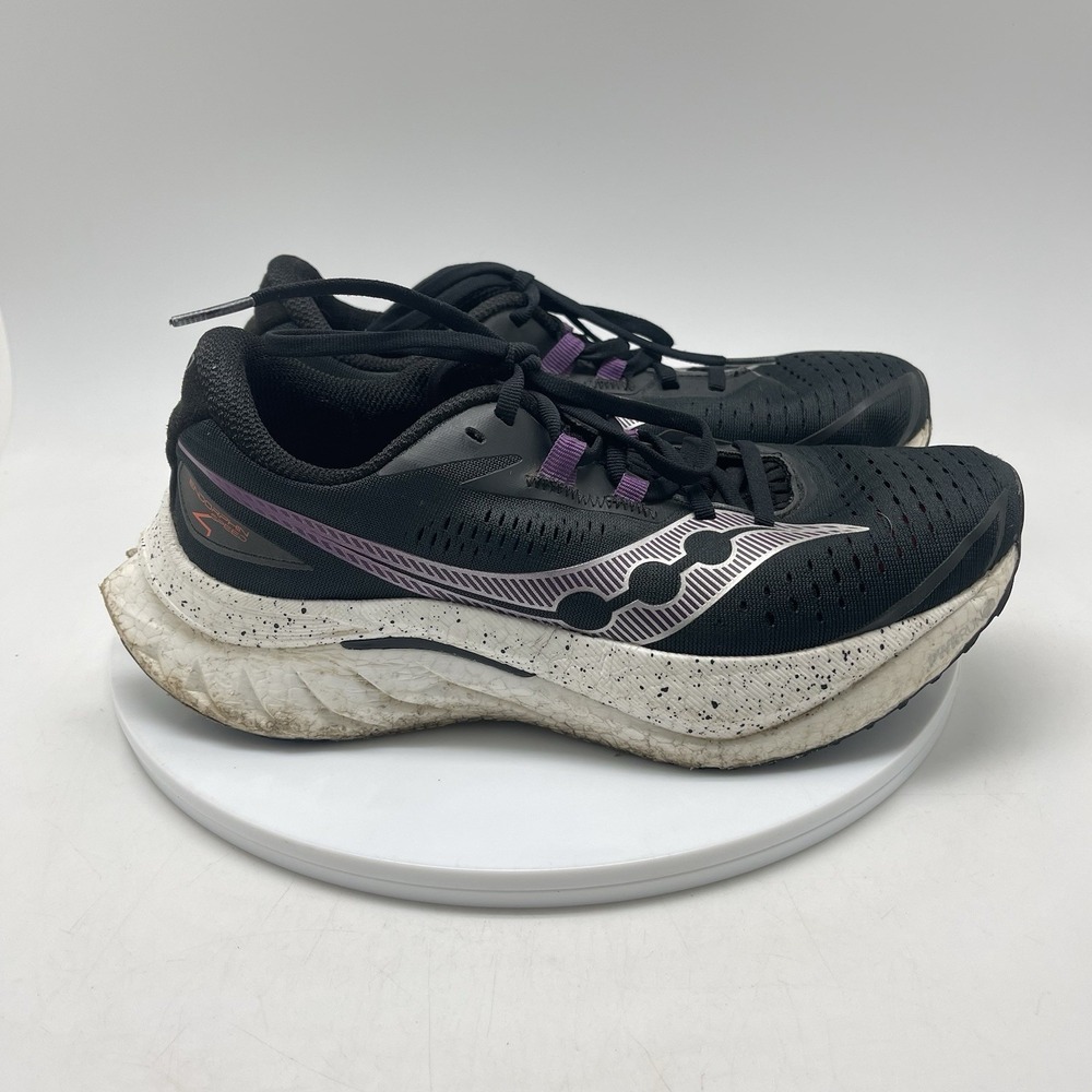 Saucony Sneakers Womens 8.5 Endorphin Speed 4 S10940-100 Black Running Gym Shoes